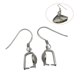 Beadsnice 925 Sterling Silver Earwire Francês Gancho Belle Fivela Fecho Conector Brinco Dangle Handmade Presente ID 34555