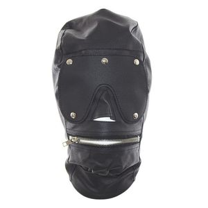 Bondage US New Sexy Gimp Mask Hood Mouth Zipper Cegas Cosplay Fetish Cosplay #R172