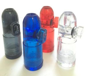 Kunststoff Schnupftabakflasche Kit Bullet Snorter Jar Rauchen Handwerkzeuge Rocket Sniff Dispenser Tragbare Kappe