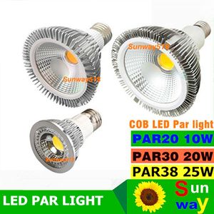 2016 YENI COB Dim Led ampul par38 par30 par20 85-265 V 10 W 20 W 25 W E27 E26 Par ışık LED Aydınlatma Spot Lamba işık downlight