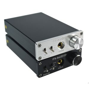 Freeshipping FX-Ses DAC-X6 HIFI 2.0 Dijital Ses Dekoder DAC Giriş USB / Koaksiyel / Optik Çıkış RCA / Kulaklık Amplifikatör 24bit / 192KHz DC12V