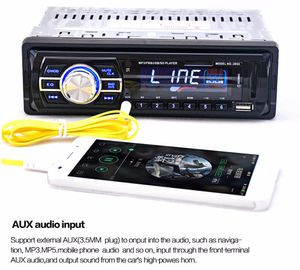 Высококачественный 2033 Car Radio Audio Stereo Support FM SD MP3-плеер Aux-In USB с пультом дистанционного управления 12 В для транспортного средства