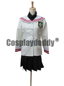 Genérico japonês anime escola menina uniforme clannad fuko ibuki traje cosplay