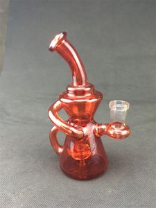 Cachimbo de vidro, gtl Multicolor Oil Rig Bong, tubo de fumo, articulação de 14mm são bem-vindos ao pedido