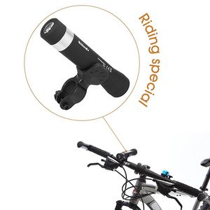 Портативный фонарик, музыкальный фонарь, велосипедные велосипедные Bluetooth-колонки, многофункциональный внешний аккумулятор 4 в 1, 2200 мАч, MP3 и фонарики + FM