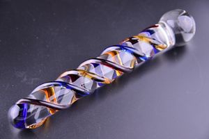 Sexy Queen Glass Dildo Crystal Jade G-Spot Glans Feminino Masturbação Dispositivos Brinquedo Sexo