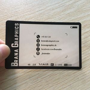 200 шт./ Один дизайн для идентификационных карт визитной карты Завод по заказу для прозрачной пластиковой карты с жесткой бумагой PVC Matte