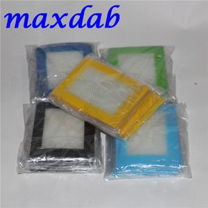 USA Kanada Popüler FDA Onaylı Küçük Boyut 11*8.5cm Yapışmaz Lavık Yağ Silikon Dab Mat Pad Silikon Mat Silikon Kuru Bitki Mat