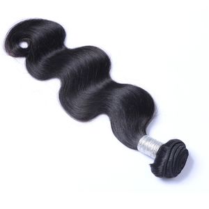 Индийские девственные человеческие волосы, объемная волна, необработанные волосы Remy, двойные утки, 100 г / комплект, 1 комплект / лот, можно красить, отбеливать