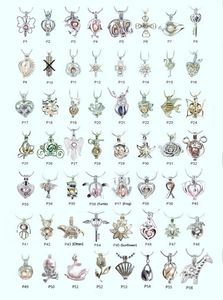 18kgp Fashion diy wish pearl  gem beads locket cages, lovely charms pendant mountings wholesale 100pcs lot (can mix different styles)