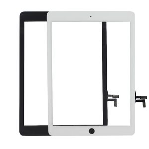 100% yeni yüksek kaliteli dokunmatik ekran cam panel sayısallaştırıcı iPad hava siyah ve beyaz için
