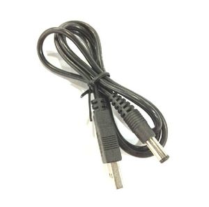 60 cm/2 ft USB-Ladekabel auf DC 3,5 mm DC 3,5 mm Stecker/Buchse DC 3,5 Stromkabel schwarz 100 Stück/Menge