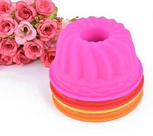 Форма тыквы 3D чашка для пирога Силиконовый кекс кекс для выпечки инструментов для выпечки для выпечки 6,5*3 см xb1