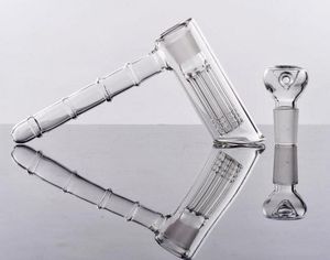 100% реальное изображение курение кальянов водопроводные трубы молот 6 ARM Perc Percolator Bubbler нефтяные буровые установки стеклянные бонги трубы рециркулятора