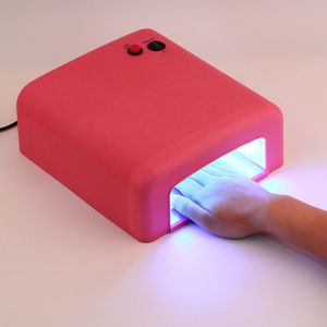 Wholesale- 2016 New 818 Nail Lamp Fast Dryer UV 36W Lamp 220v Use Professional Gel Dryer Good Quality Lamp