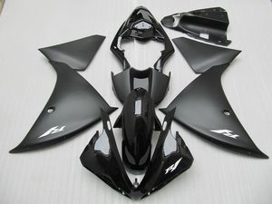 100% Yamaha enjeksiyon kalıp kaportalar için fit YZF R1 09 10 11-14 siyah kaportalar YZF R1 2009-2014 OY29 set