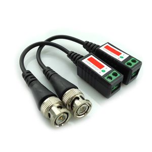 3000FT Distance UTP Video Balun Twisted CCTV Balun Passive Transceivers BNC Cable Cat5 CCTV Adapter 2pc