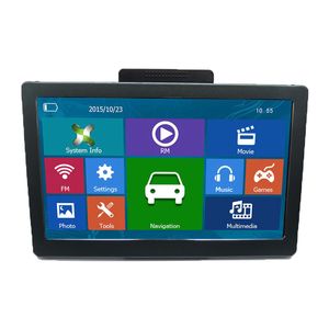 7 inç dokunmatik ekran kamyon arabası GPS Navigator HD 800*480 WINCE 6.0 MP4 FM Verici 8GB Avrupa Amerika IGO 3D Haritalar