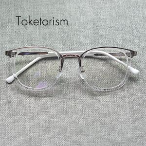 2018 New Brand Wholesale- Toketorism Occhiali con lenti trasparenti moda occhiali da vista femminili montature da uomo 4792