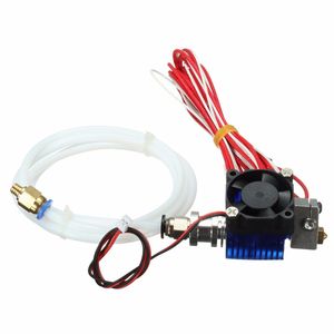 Freeshipping V6 J-kafa Hotend 1.75mm Filament ile Tüm Metal Ekstruder Makerbot Reprap 3D Yazıcı Için Soğutma fanı ile aksesuarları