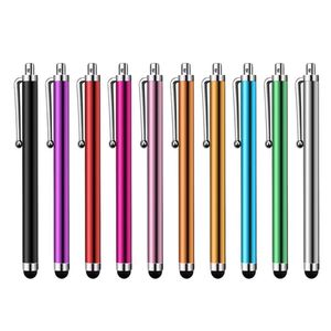 Бесплатная доставка емкостный экран металлический стилус сенсорный ручка с клипсом для мобильного телефона 2000 шт.