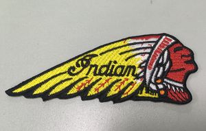 Legal Motocicletas Indiano Manchas de Ferro em Patch Bordado para Vestuário e Chapéus Caps Remendo Applique Costurar no Remendo 11x4.5 cm G0205