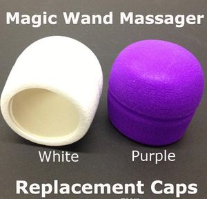 Волшебная палочка массажер замена шапки голова для 10 скоростей волшебных палочек вибратора Adam Eve Head / Caps Attachment By DHL