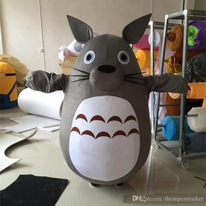 Yeni Varış Chinchilla Maskot Kostüm Komşum Totoro Karikatür Kostüm Noel Partisi fantezi Elbise Yetişkin boyutu Fabrika Doğrudan Satış