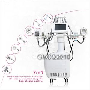 7 em 1 Vacuum roller massage VACA forma Laser Ultrasound Cavitação lipo máquina de emagrecimento a laser, RF BIO Cavitação Body Shaping Machine