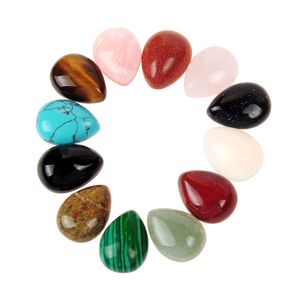 Karışık Gem Doğal Gevşek Taş Lot Toptan Çöl Jasper Feng Shui Brezilyalı Eskitme Cilalı Kuvars Birthstone Boncuk Cabochon Yüzük Yüz