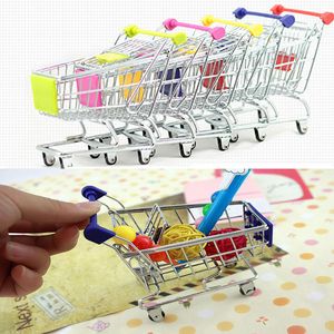 Mini Supermarket Handcart Shopping Utility Cart Mode Mode Storage Dest Toy New Collection Free DHL в запасе WX-C27