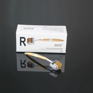 Теплый приветственный салон используют титановый дермароллер ZGTS 192 иглы Meso Roller для красоты с ручкой из алюминиевого сплава