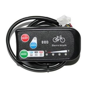 Ebike 3-speed Pas Led Kontrol Paneli / ekran Metre-880 Elektrikli Bisiklet Diy Güçlendirme Parçaları Için 36 v / 48 v Son Tasarım