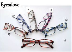 15 adet / grup renkli okuma gözlükleri 6 renk lensler güç +1.00 ila +4.00 karışık sipariş kabul