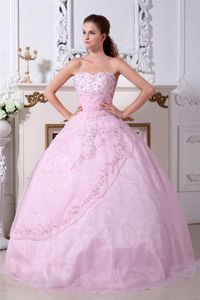 2017 princesa rosa bordado bordado vestido quinceanera vestidos com lantejoulas de beading plus size doce 16 vestido vestido debutante vestidos bq68
