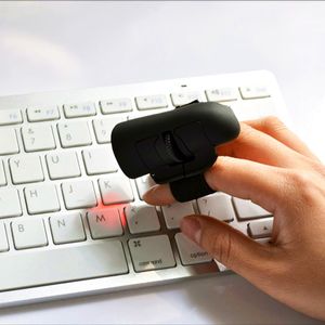 Interface USB de 2,4 GHz, mouse sem fio, mini anéis de dedo, mouse óptico, 1600 Dpi, para PC, desktop, acessórios para computador, mouse