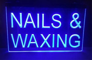 Nails Waxing Bar Beer Pub Club 3D -знаки привел неоновые знаки домашнего декора