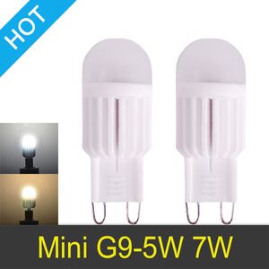 Mum Ampul G9 5 W / 7 W Dim Dim 110 V-220 V 1 LEDs Lamba 360 Işın Açısı Sıcak / Soğuk Beyaz LED Minyatür