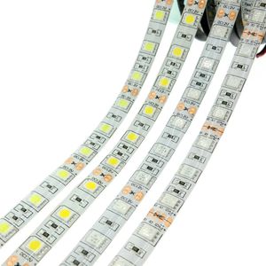 LED Şeritler 5050 5630 DC12V Esnek 60LEDS/M IP20 IP65 Su Geçirmez 16.4ft Beyaz Kırmızı Mavi Yeşil Esnek Dekorasyon Şeridi