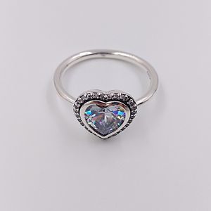 Сверкающее любовное кольцо Аутентичное 925 Серебряные кольца стерлингов подходит для европейских украшений в стиле Пандоры Энди Джевел 190929CZ