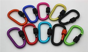 Açık Gadgets Carabiner Snap Hook Askı Anahtarı Dağcı Yürüyüş Kampı Renkli Alüminyum Tırmanma Karabin