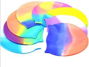 Gözlük Mücadele Renk Kaymaz Yüzme Kap Yumuşak Silikon Yetişkin Yüzme Kap Açık Swim Malzemeleri Renkli 3 8zc LFA