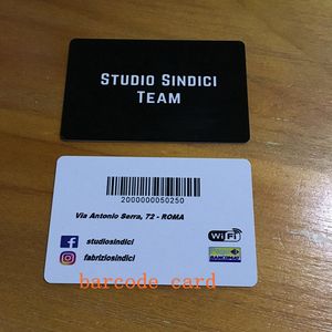 İki taraflı yazdırılabilir kartvizitler kimlik kartı mat temiz pvc sert kağıt paketi 200 özel logo