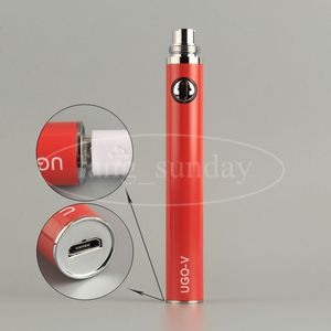 510 eGo Pass Through Vaporizer-Batterie, Bodenladung mit USB-Ladekabel, E-Zigarette, 650 mAh, 900 mAh, 1100 mAh, eVod Vape-Batterien