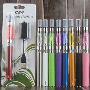 Ego T CE4 Single Starter Blisterpackung Verdampferstift-Kits elektronische Zigarette Clearomizer 510 Evod 650 900 1100 mAh Gewinde Vapes Batterien