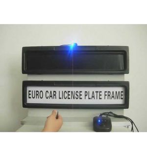 Обычный устойчивый пластик Stealth Пульт дистанционного управления Рамки номерного знака Конфиденциальная крышка Рамка номерного знака обеспечивает безопасность автомобиля, подходит для Eu214e