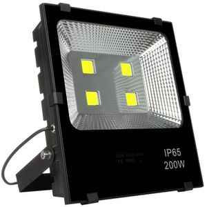 Projektörler Beyaz 200 W LED Sel Işıkları AC 110-240 V Dış Aydınlatma Su Geçirmez IP65 Spot Duvar Lambası Projektörleri