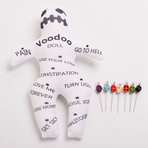 Authentische Voodoo -Puppe mit 7 Farbschädel Pins Karma Keepers Maskottchen New Orleans Spielzeug für Erwachsene neue schnelle Versand