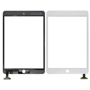 100% novo painel de vidro de tela de toque com digitador para ipad mini 3 mini3 preto e branco DHL livre