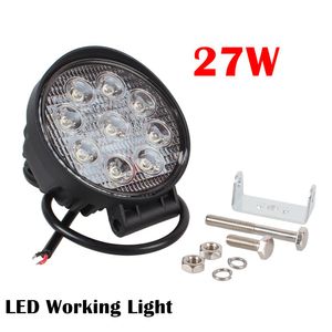 Barra luminosa da lavoro a LED da 4,3 pollici 27W per indicatori di motocicletta guida fuoristrada barca trattore camion 4x4 SUV ATV Flood 12V 24V